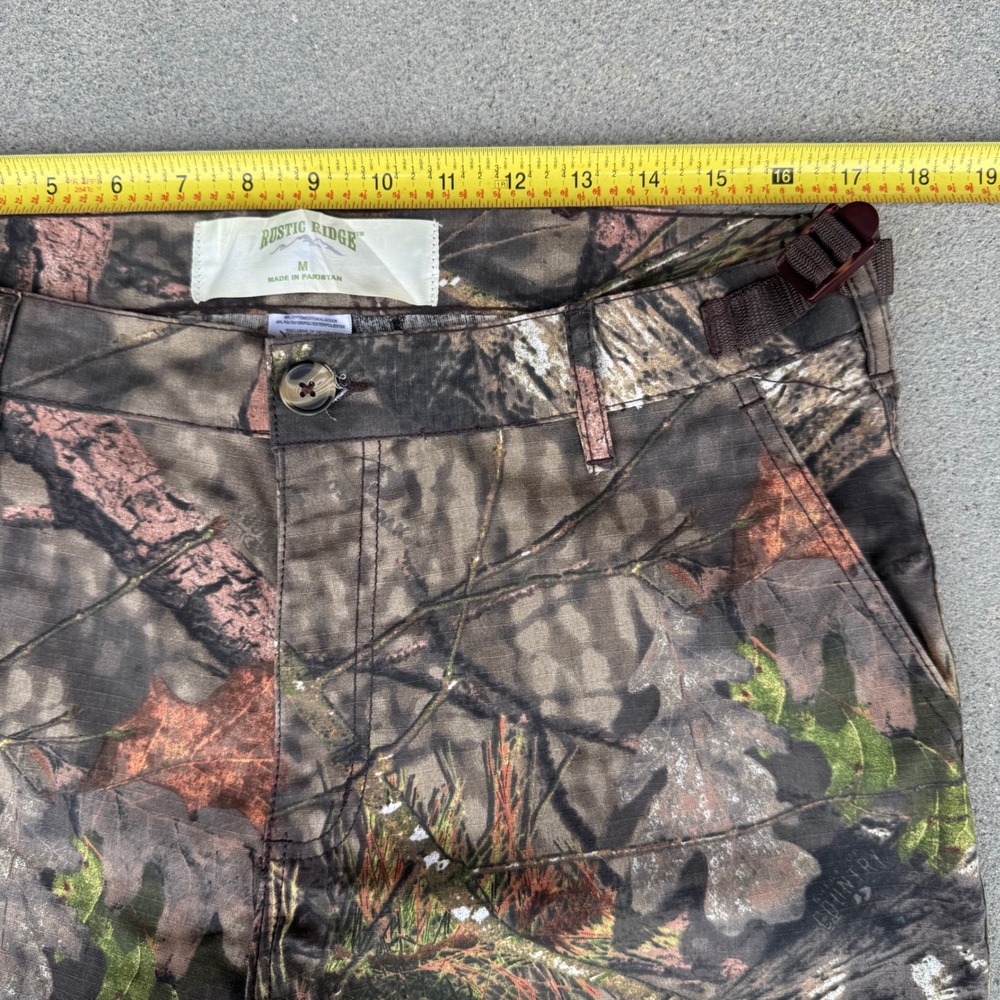 Rustic Ridge Mens Mossy Oak Camo Cargo Pants Ripstop Hunting Tactical Size M - Picture 6 of 10